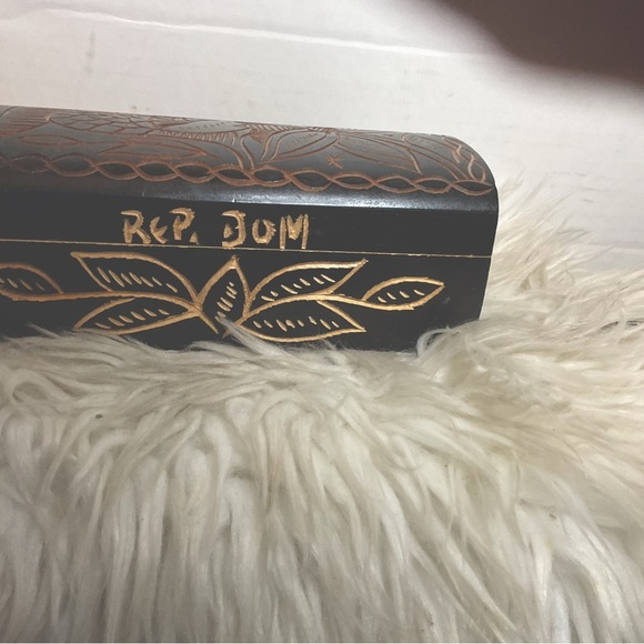 Handcrafted Black and Brown Decorative Box - Picture 8 of 11